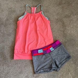 Ivivva by Lululemon Shorts and Tank Bundle